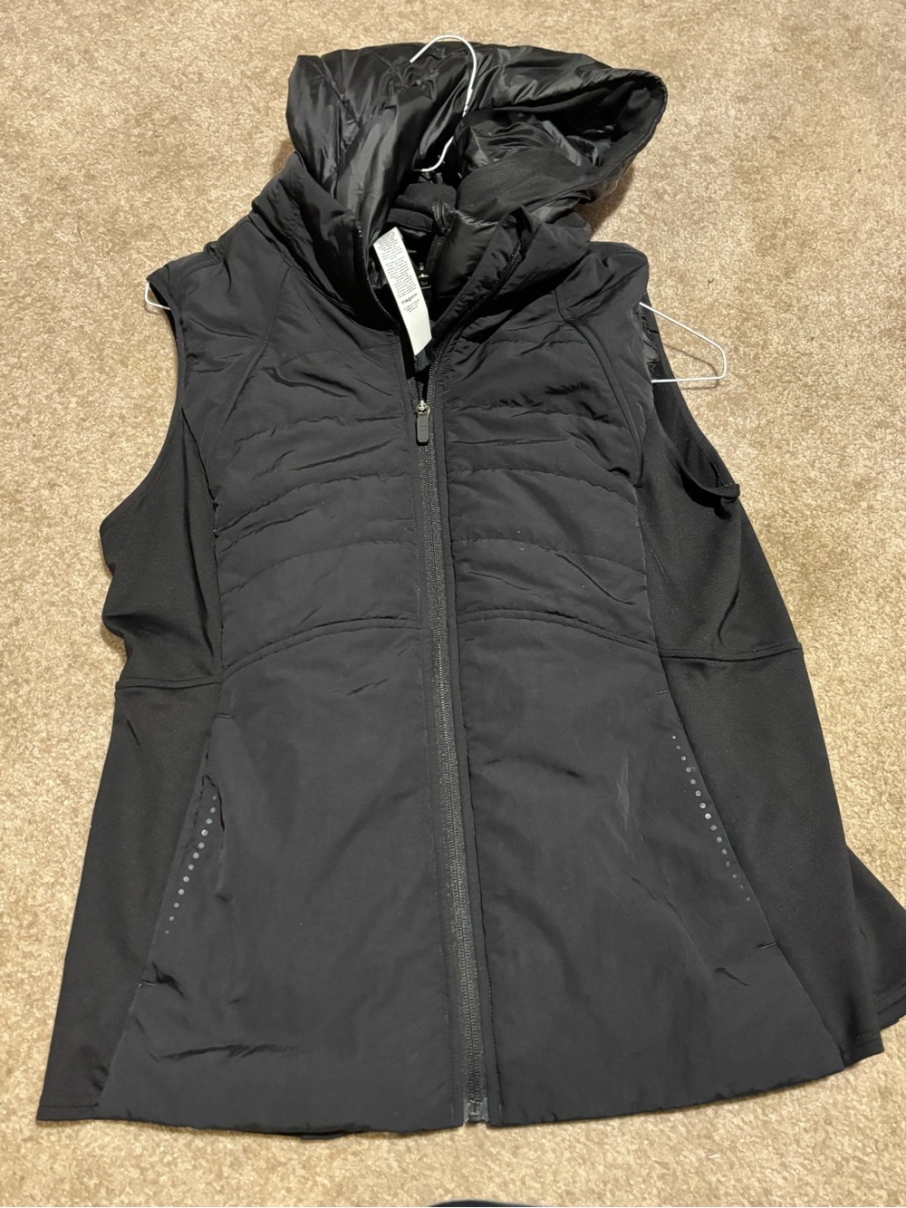 Lululemon athletica Another Mile Vest: Black Women’s Hooded Vest Size 12